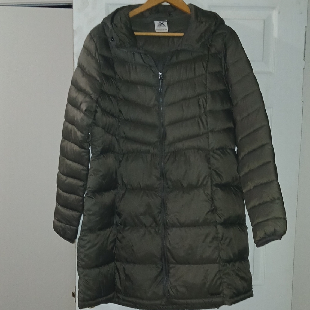 ZeroXposur Women's Dark Green Puffer Jacket